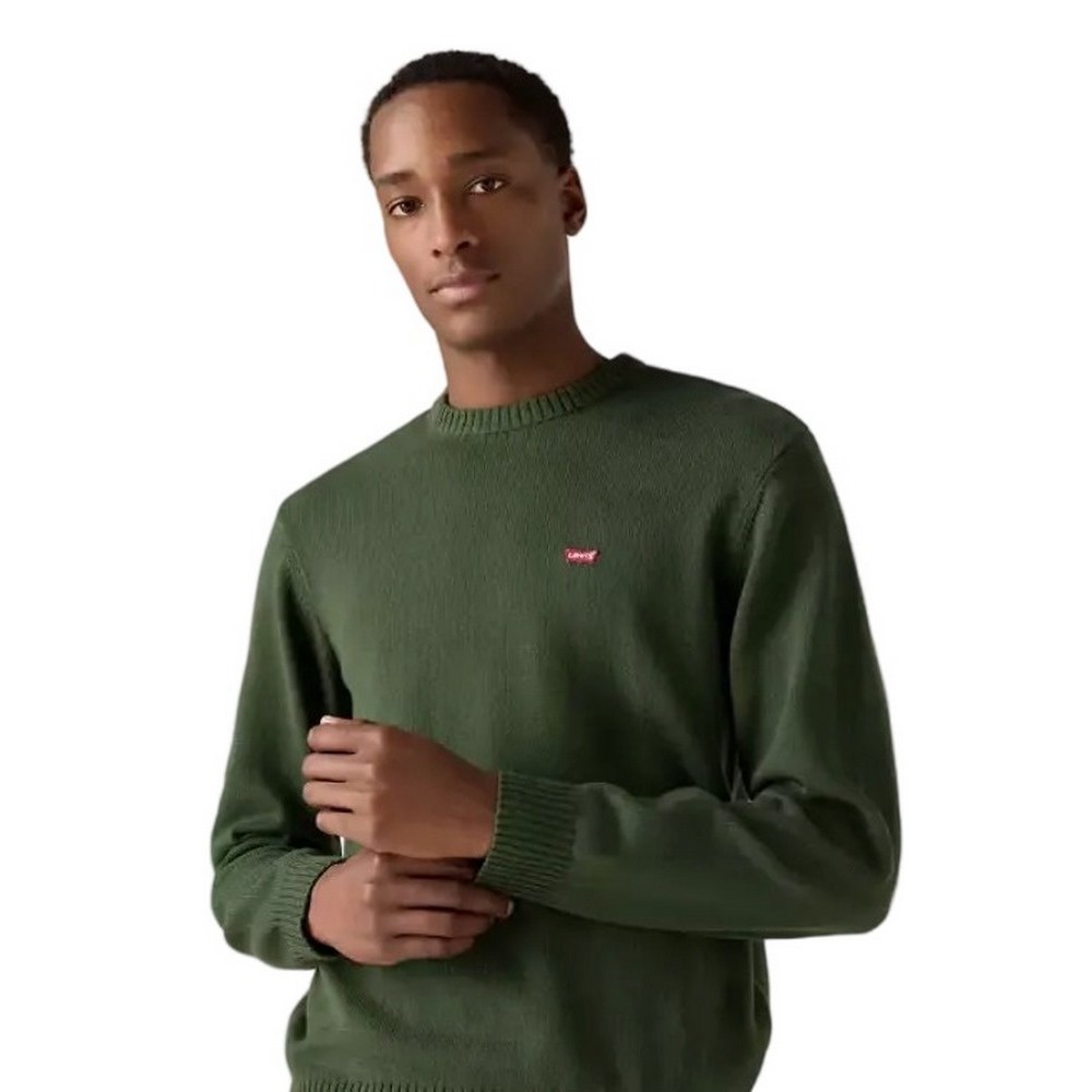 LEVIS CLASSIC HM SWEATER ΜΠΛΟΥΖΑ ΠΛΕΚΤΗ ΑΝΔΡΙΚΗ GREEN