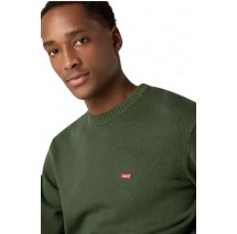 LEVIS CLASSIC HM SWEATER ΜΠΛΟΥΖΑ ΠΛΕΚΤΗ ΑΝΔΡΙΚΗ GREEN
