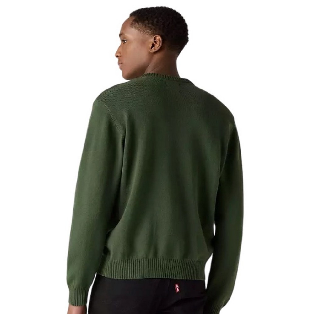 LEVIS CLASSIC HM SWEATER ΜΠΛΟΥΖΑ ΠΛΕΚΤΗ ΑΝΔΡΙΚΗ GREEN