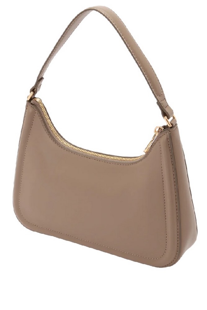 CALVIN KLEIN RAISED CK SMALL SHOULDER BAG ΤΣΑΝΤΑ ΓΥΝΑΙΚΕΙΑ TAUPE