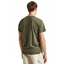 PEPE JEANS LONDON DROP 1 EGGOT-SHIRT ΜΠΛΟΥΖΑ ΑΝΔΡΙΚΗ MILITARY GREEN