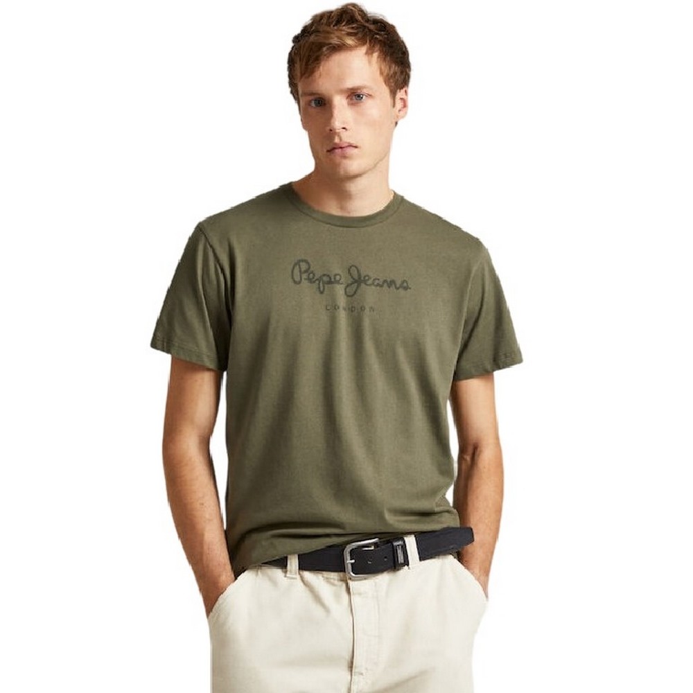 PEPE JEANS DROP EGGO ΜΠΛΟΥΖΑ ΑΝΔΡΙΚΗ MILITARY GREEN