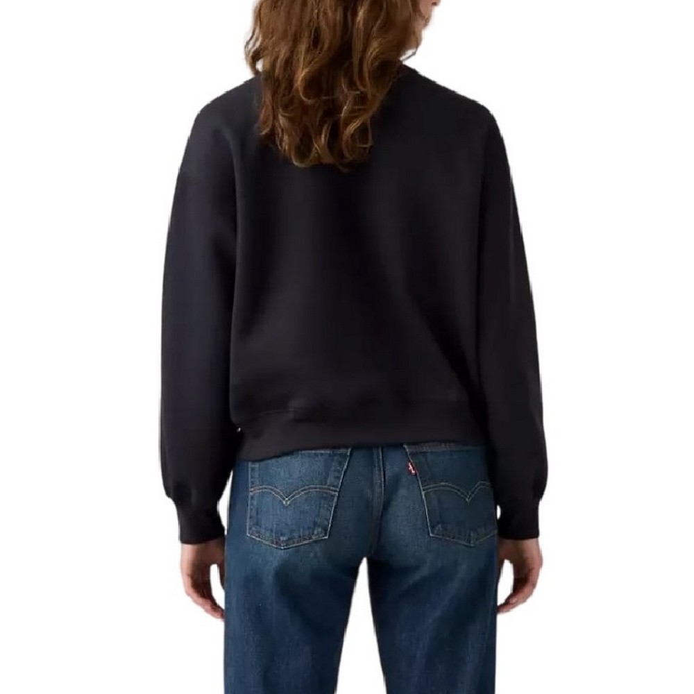 LEVIS EVERYDAY CREW SWEATSHIRT ΜΠΛΟΥΖΑ ΦΟΥΤΕΡ ΓΥΝΑΙΚΕΙΑ BLACK