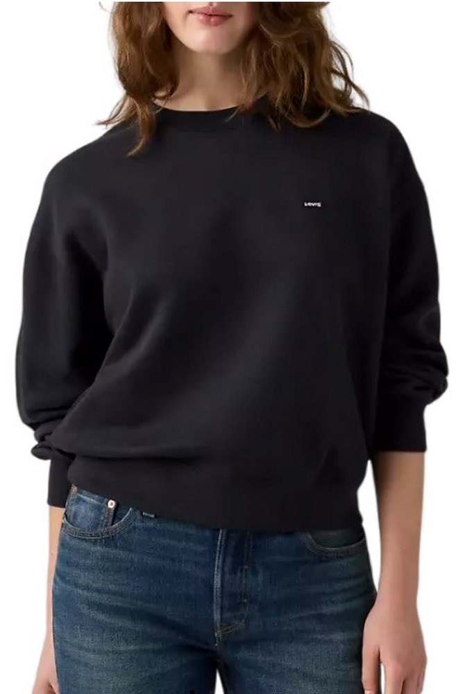 LEVIS EVERYDAY CREW SWEATSHIRT ΜΠΛΟΥΖΑ ΦΟΥΤΕΡ ΓΥΝΑΙΚΕΙΑ BLACK