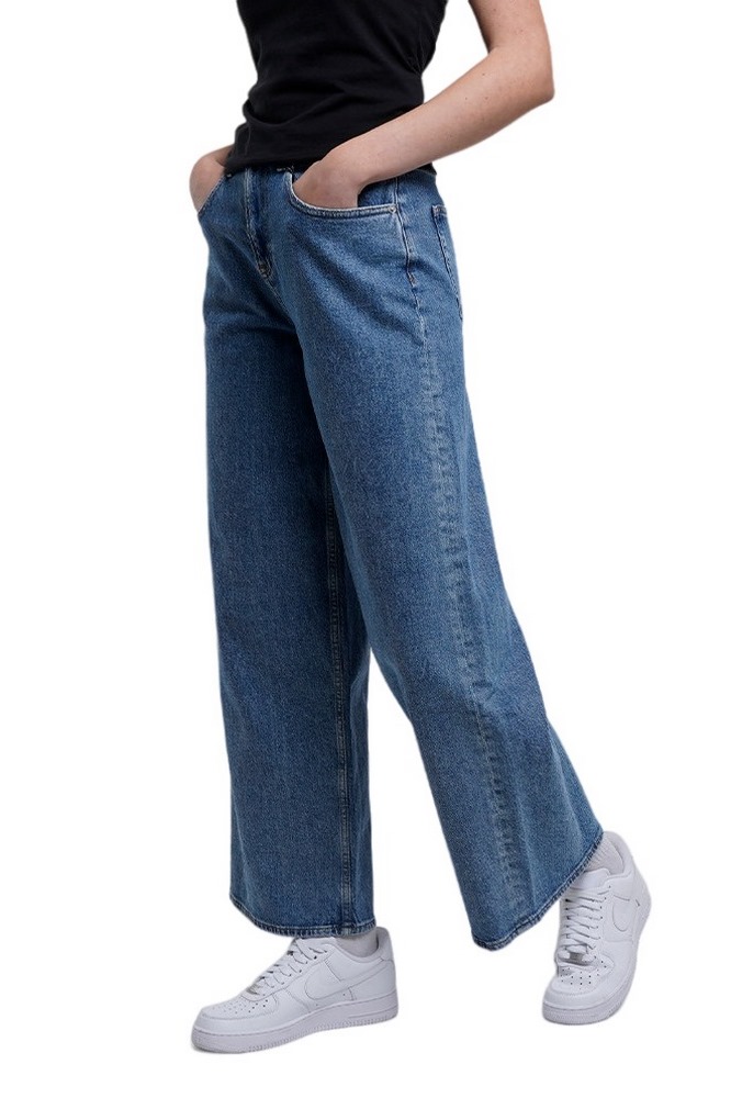 TOMMY JEANS CHARLIE MR LOOSE WD AI4136 ΠΑΝΤΕΛΟΝΙ ΓΥΝΑΙΚΕΙΟ BLUΕ DENIM