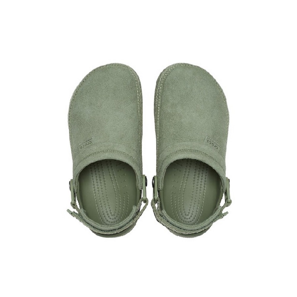 CROCS CRAFTED VEGAN SUEDE STITCH ΠΕΔΙΛΟ UNISEX OLIVE