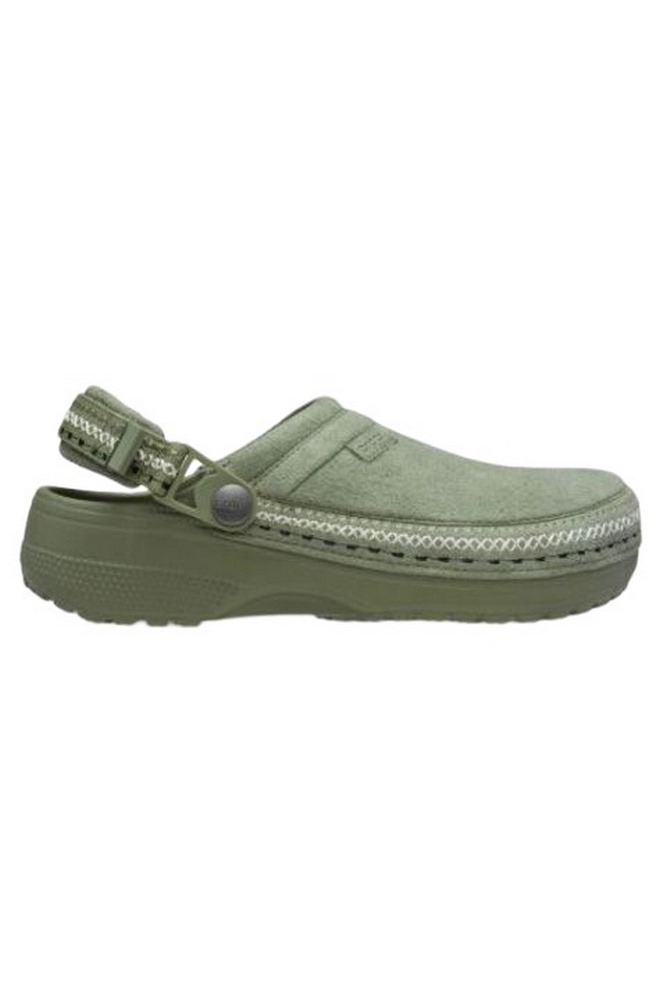 CROCS CRAFTED VEGAN SUEDE STITCH ΠΕΔΙΛΟ UNISEX OLIVE