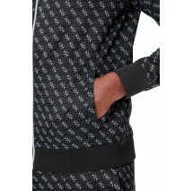 GUESS KORBIN FULL ZIP TRACKSUIT ΖΑΚΕΤΑ ΦΟΥΤΕΡ ΑΝΔΡΙΚΗ BLACK