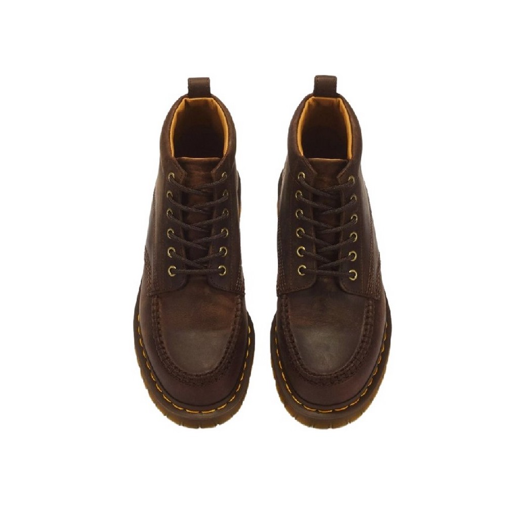 DR MARTENS LOWELL CHUKKA 6 EYE BOOT ΠΑΠΟΥΤΣΙ ΑΝΔΡΙΚΟ DARK BROWN