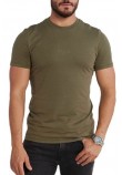 GUESS AIDY T-SHIRT ΜΠΛΟΥΖΑ ΑΝΔΡΙΚΗ KHAKI