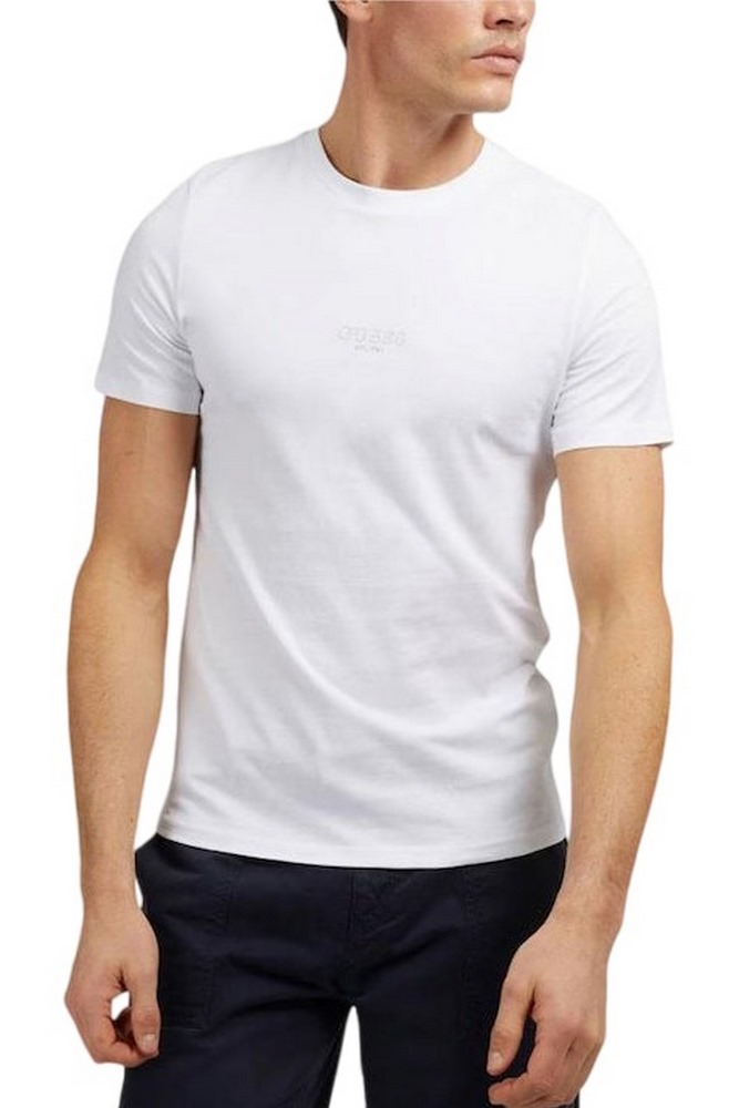 GUESS AIDY T-SHIRT ΜΠΛΟΥΖΑ ΑΝΔΡΙΚΗ WHITE