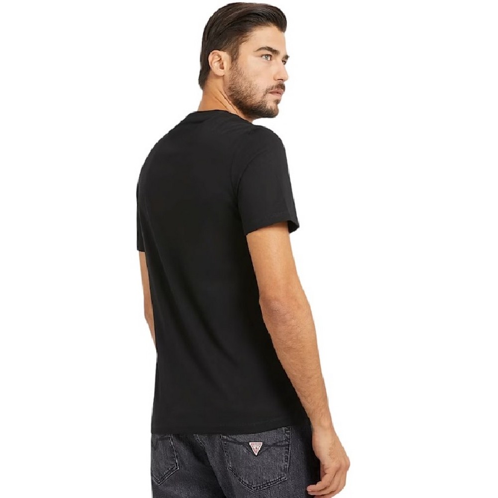 GUESS AIDY T-SHIRT ΜΠΛΟΥΖΑ ΑΝΔΡΙΚΗ BLACK