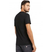 GUESS AIDY T-SHIRT ΜΠΛΟΥΖΑ ΑΝΔΡΙΚΗ BLACK