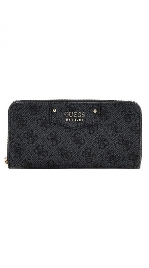 GUESS ECO BRENTON SLG LRG ZIP AROUND ΠΟΡΤΟΦΟΛΙ ΓΥΝΑΙΚΕΙΟ GREY