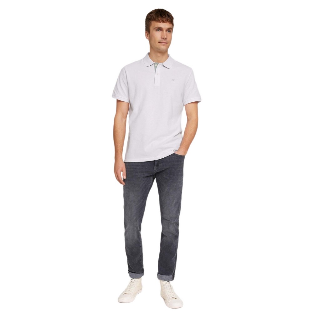 ΜΠΛΟΥΖΑ POLO BACIC WITH CONTRAST ΑΝΔΡΙΚΗ TOM TAILOR WHITE ΜΠΛΟΥΖΑ POLO BACIC WITH CONTRAST ΑΝΔΡΙΚΗ TOM TAILOR WHITE