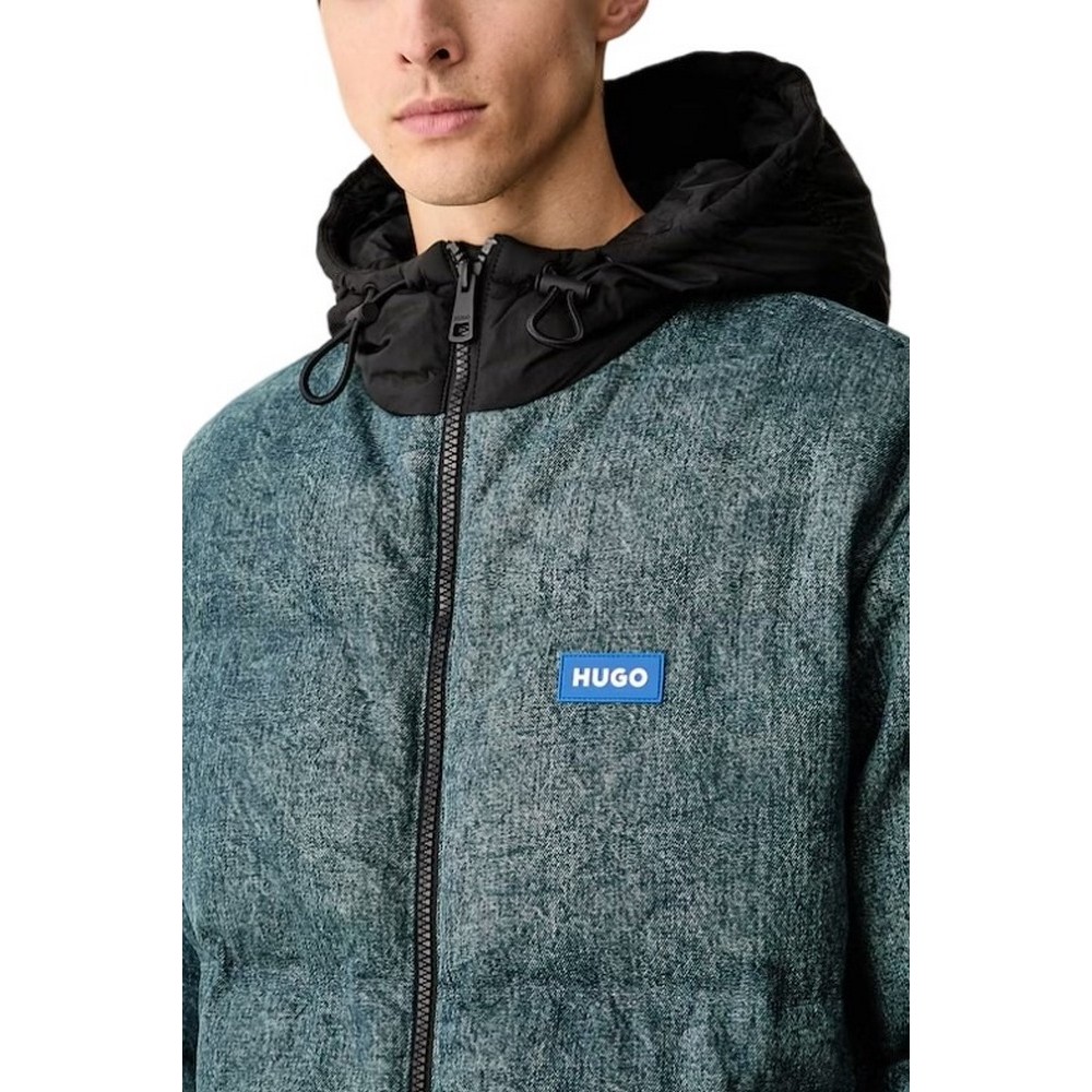HUGO BOSS BOWANO CASUAL JACKET ΜΠΟΥΦΑΝ ΑΝΔΡΙΚΟ BLUE