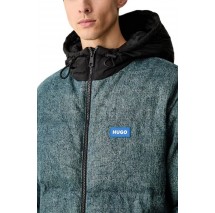 HUGO BOSS BOWANO CASUAL JACKET ΜΠΟΥΦΑΝ ΑΝΔΡΙΚΟ BLUE
