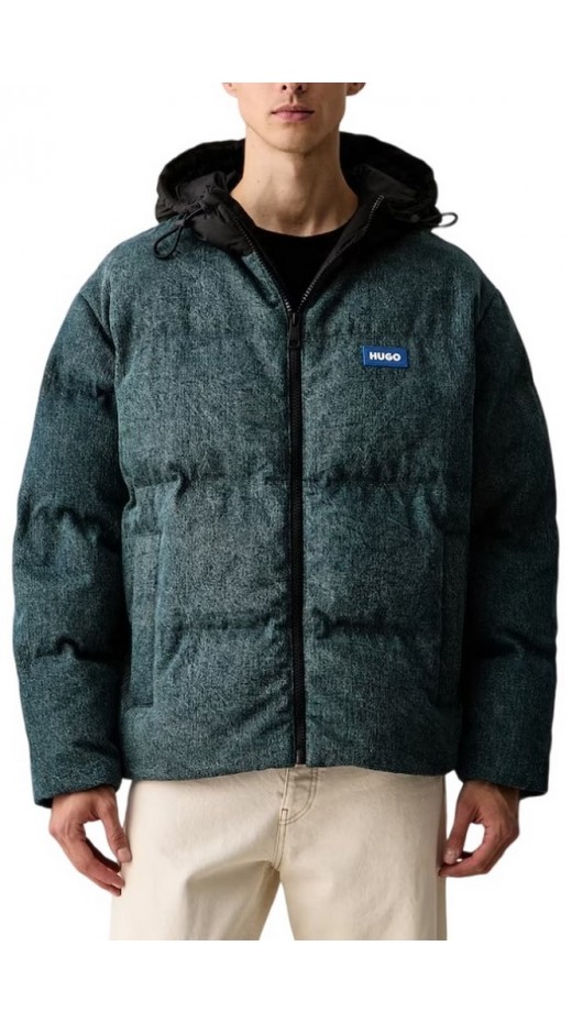 HUGO BOSS BOWANO CASUAL JACKET ΜΠΟΥΦΑΝ ΑΝΔΡΙΚΟ BLUE