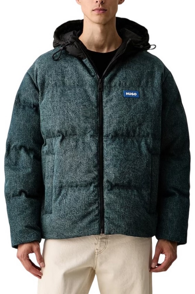 HUGO BOSS BOWANO CASUAL JACKET ΜΠΟΥΦΑΝ ΑΝΔΡΙΚΟ BLUE