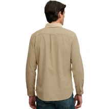 SUPERDRY CLASSIC NEEDLE CORD SHIRT ΠΟΥΚΑΜΙΣΟ ΑΝΔΡΙΚΟ BEIGE