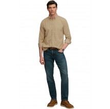 SUPERDRY CLASSIC NEEDLE CORD SHIRT ΠΟΥΚΑΜΙΣΟ ΑΝΔΡΙΚΟ BEIGE