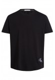 CALVIN KLEIN JEANS BADGE ROUND T-SHIRT ΑΝΔΡΙΚΟ BLACK