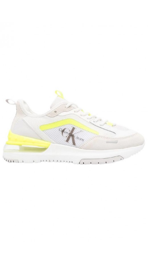 CALVIN KLEIN JEANS COMFAIR RUNNER SU-MESH MONO W ΠΑΠΟΥΤΣΙ ΓΥΝΑΙΚΕΙΟ WHITE