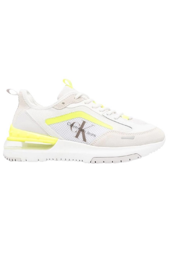 CALVIN KLEIN JEANS COMFAIR RUNNER SU-MESH MONO W ΠΑΠΟΥΤΣΙ ΓΥΝΑΙΚΕΙΟ WHITE