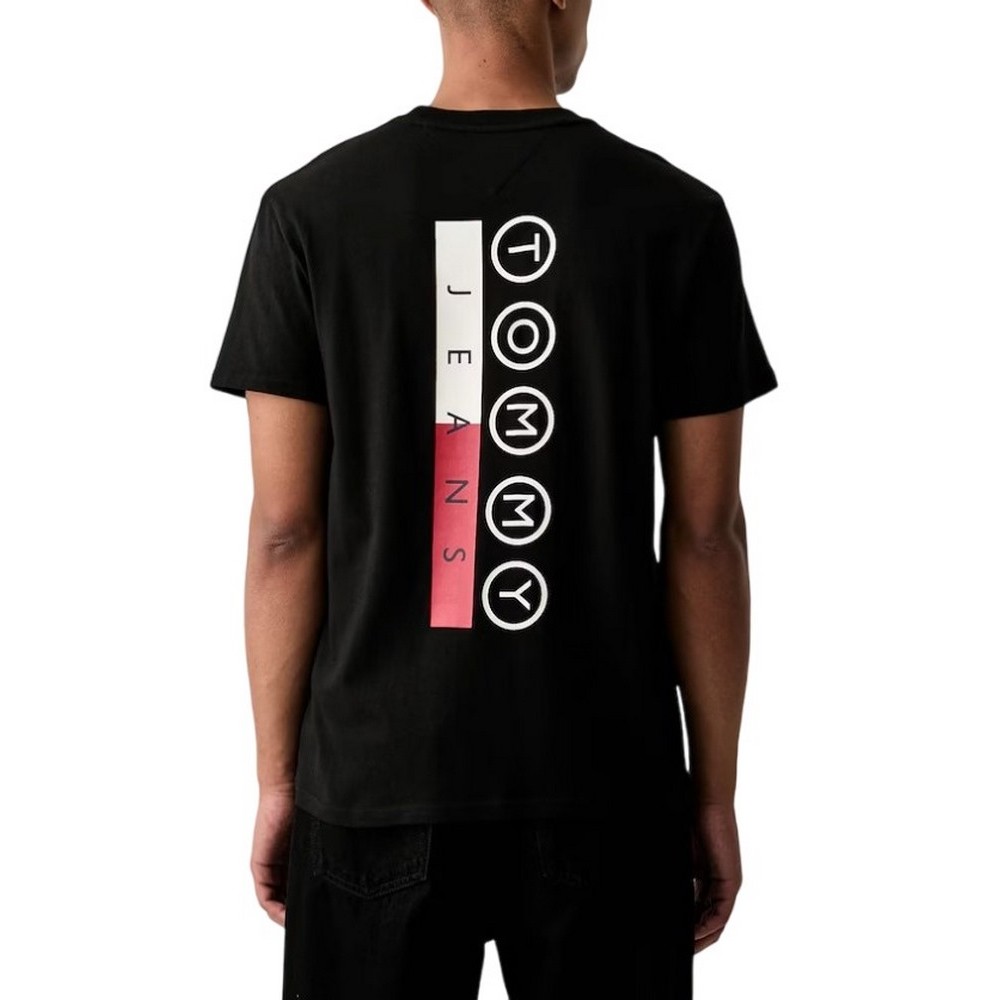 TOMMY JEANS REG DNA PLAY T-SHIRT ΜΠΛΟΥΖΑ ΑΝΔΡΙΚΗ BLACK