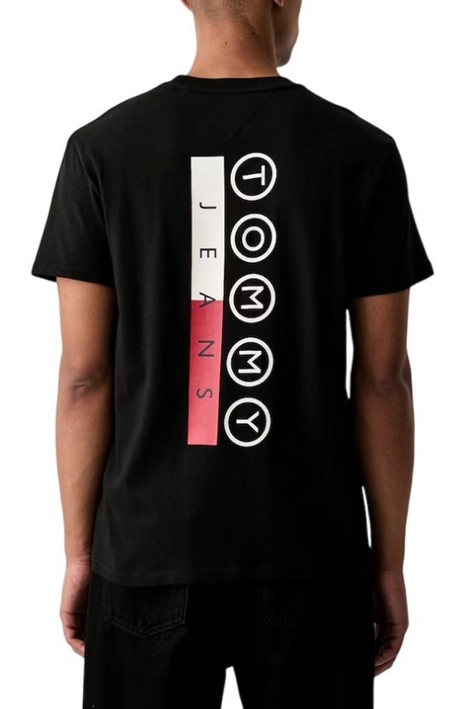 TOMMY JEANS REG DNA PLAY T-SHIRT ΜΠΛΟΥΖΑ ΑΝΔΡΙΚΗ BLACK