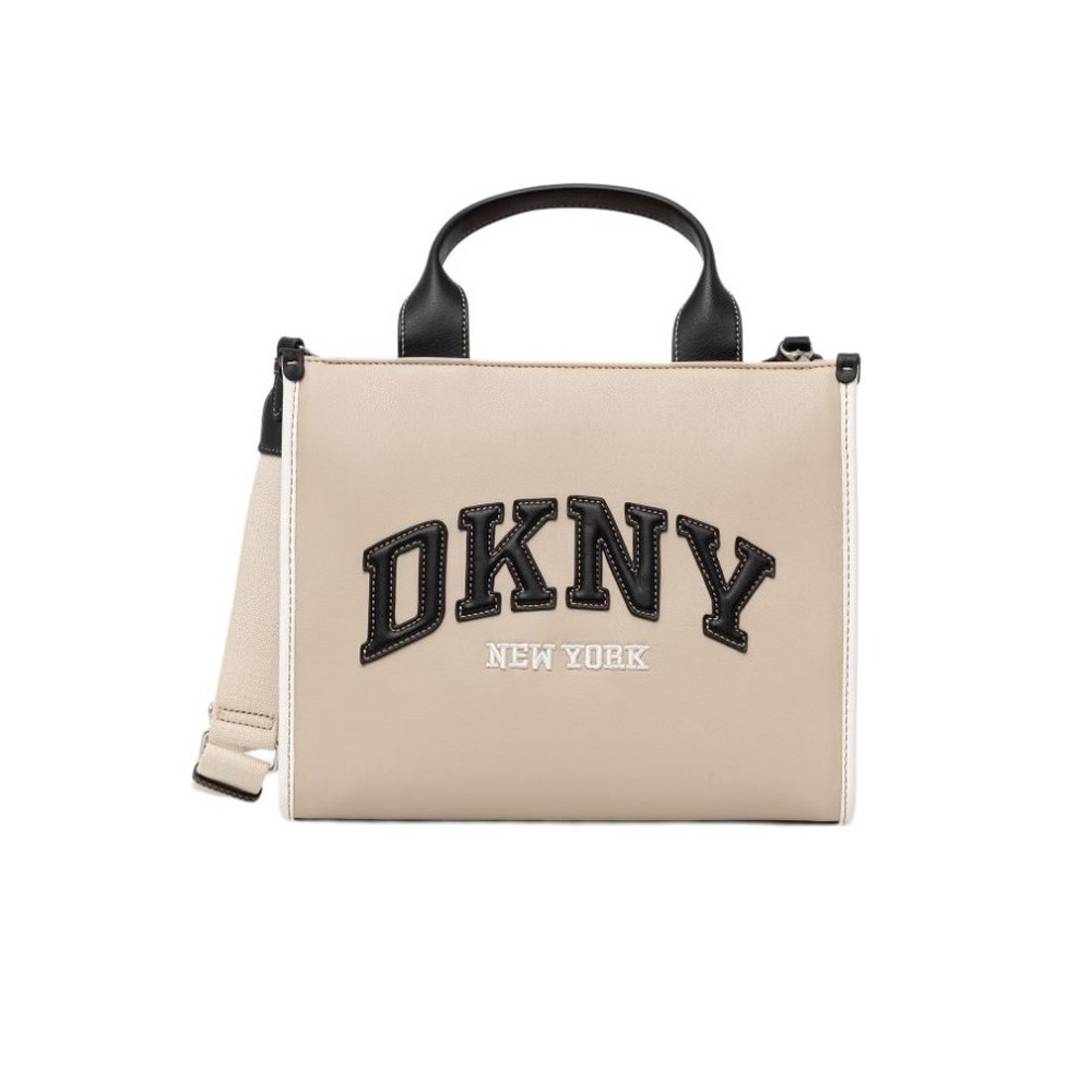 DKNY HANDLEE TOTE HANDBAG R52AZR57 ΤΣΑΝΤΑ ΓΥΝΑΙΚΕΙΑ SAND