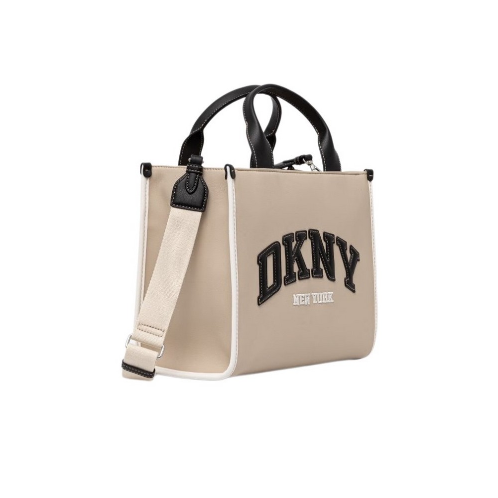 DKNY HANDLEE TOTE HANDBAG R52AZR57 ΤΣΑΝΤΑ ΓΥΝΑΙΚΕΙΑ SAND