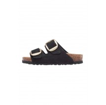 BIRKENSTOCK LEATHER ARIZONA BIG BUCKLE LENB NARROW SEASONAL ΠΑΝΤΟΦΛΑ ΓΥΝΑΙΚΕΙΑ BLACK/GOLD