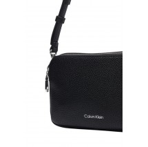 CALVIN KLEIN WEBBING 2X STRAP CAMERA BAG ΤΣΑΝΤΑ ΓΥΝΑΙΚΕΙΑ BLACK