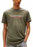 TOMMY JEANS REG DNA TEE EXT T-SHIRT ΜΠΛΟΥΖΑ ΑΝΔΡΙΚΗ MILITARY GREEN