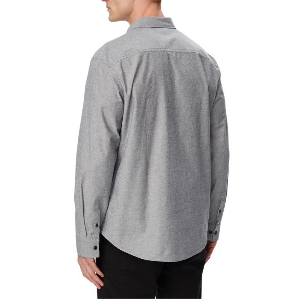 CALVIN KLEIN JEANS SOLID OXFORD CLASSIC SHIRT ΠΟΥΚΑΜΙΣΟ ΑΝΔΡΙΚΟ BLACK