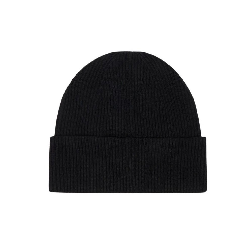 CALVIN KLEIN MONOLOGO PATCH RIB BEANIE ΣΚΟΥΦΟΣ ΑΝΔΡΙΚΟΣ BLACK