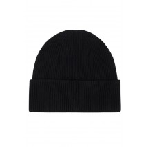 CALVIN KLEIN MONOLOGO PATCH RIB BEANIE ΣΚΟΥΦΟΣ ΑΝΔΡΙΚΟΣ BLACK