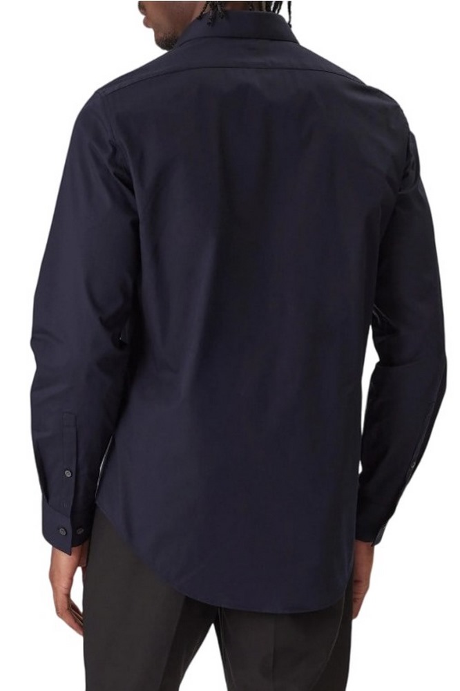 CALVIN KLEIN REG ESNTL POPLIN NOS STR SLD ΠΟΥΚΑΜΙΣΟ ΑΝΔΡΙΚΟ DARK NAVY