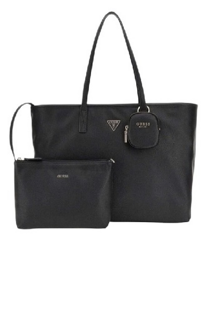 GUESS POWER PLAY II LARGE TECH TOTE ΤΣΑΝΤΑ ΓΥΝΑΙΚΕΙΑ BLACK