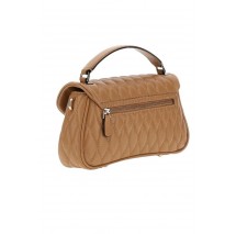 GUESS VALLA TOP HANDLE FLAP ΤΣΑΝΤΑ ΓΥΝΑΙΚΕΙΑ BEIGE
