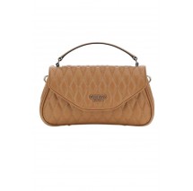 GUESS VALLA TOP HANDLE FLAP ΤΣΑΝΤΑ ΓΥΝΑΙΚΕΙΑ BEIGE