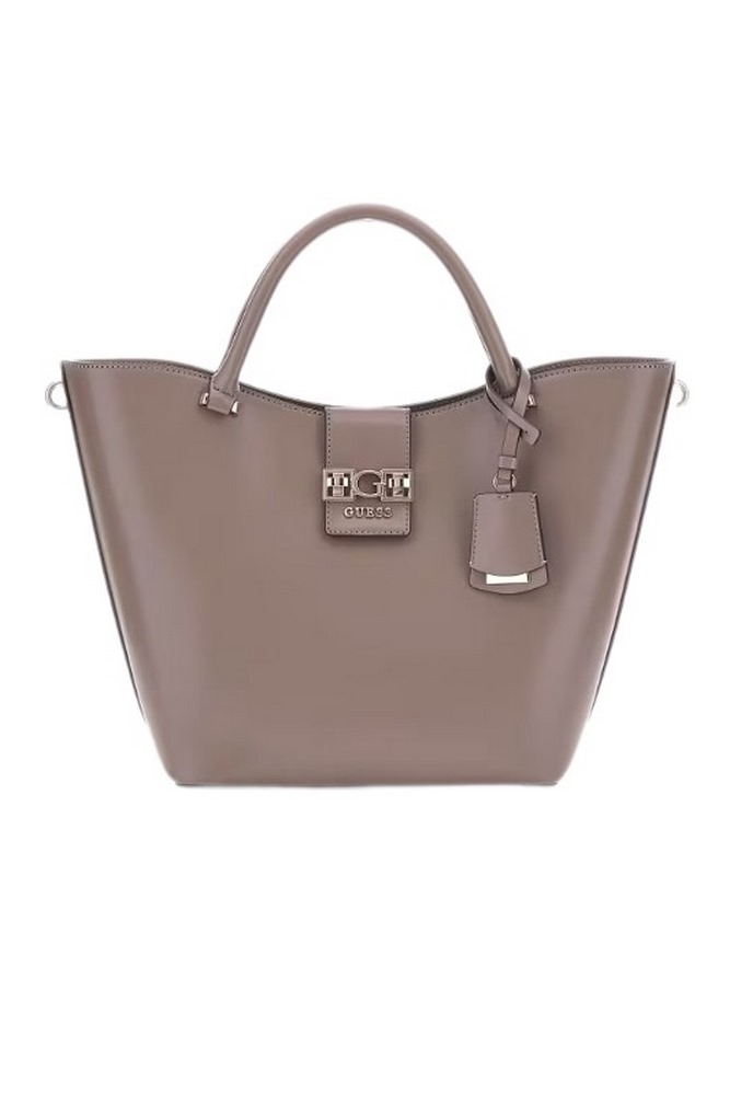 GUESS JANE TOTE ΤΣΑΝΤΑ ΓΥΝΑΙΚΕΙΑ TAUPE