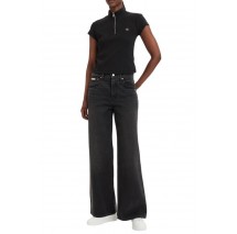 CALVIN KLEIN JEANS THE WIDE LEG EVENING BLACK ΤΖΙΝ ΠΑΝΤΕΛΟΝΙ ΓΥΝΑΙΚΕΙΟ BLACK DENIM