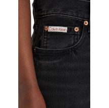 CALVIN KLEIN JEANS THE WIDE LEG EVENING BLACK ΤΖΙΝ ΠΑΝΤΕΛΟΝΙ ΓΥΝΑΙΚΕΙΟ BLACK DENIM