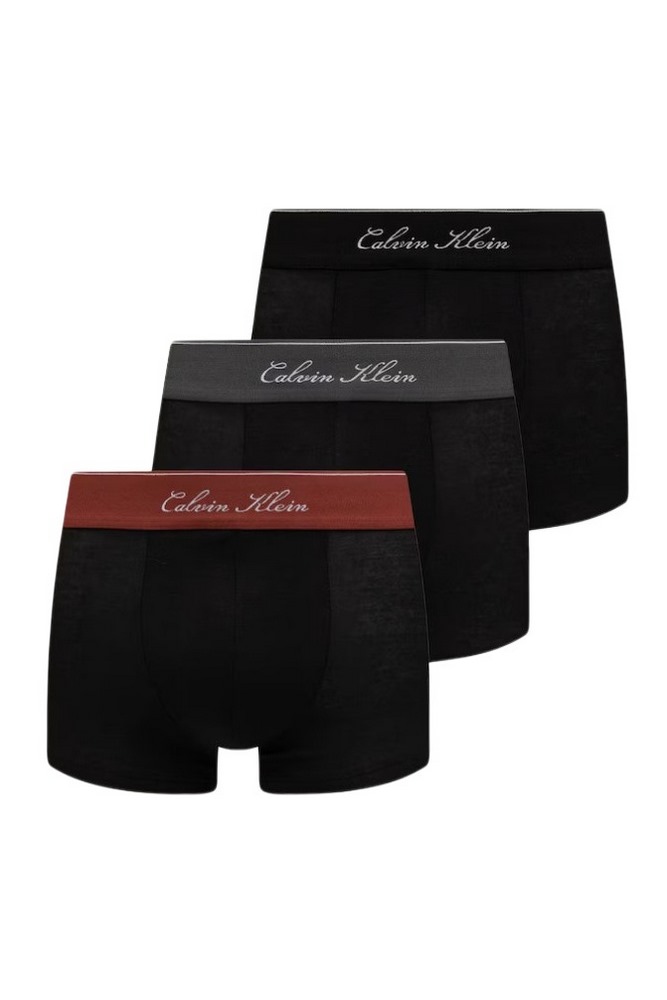 CALVIN KLEIN LOW RISE TRUNK 3PK ΕΣΩΡΟΥΧΟ ΑΝΔΡΙΚΟ BLACK