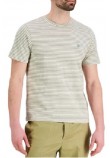 SUPERDRY D2 OVIN CLASSIC ESSENTIAL STRIPE T-SHIRT ΜΠΛΟΥΖΑ ΑΝΔΡΙΚΗ SAGE
