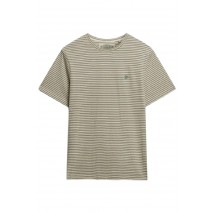 SUPERDRY D2 OVIN CLASSIC ESSENTIAL STRIPE T-SHIRT ΜΠΛΟΥΖΑ ΑΝΔΡΙΚΗ SAGE