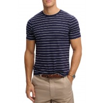SUPERDRY D2 OVIN CLASSIC ESSENTIAL STRIPE T-SHIRT ΜΠΛΟΥΖΑ ΑΝΔΡΙΚΗ NAVY