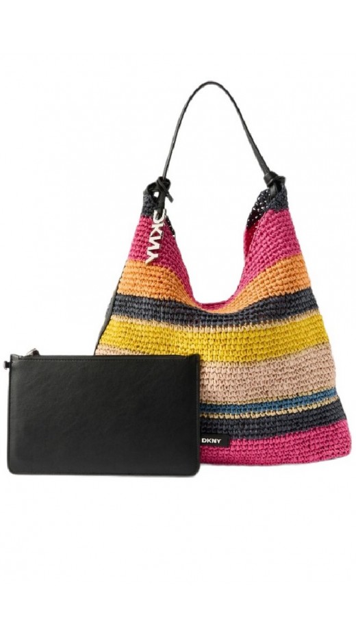 DKNY PAULA HOBO HANDBAG ΤΣΑΝΤΑ ΓΥΝΑΙΚΕΙΑ MULTI